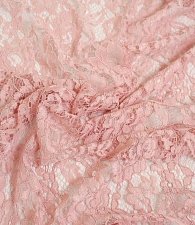 Кружевное полотно розовое