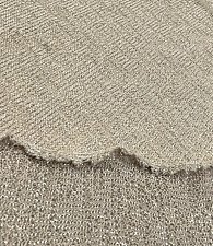 Трикотаж тонкая вязка серебро беж